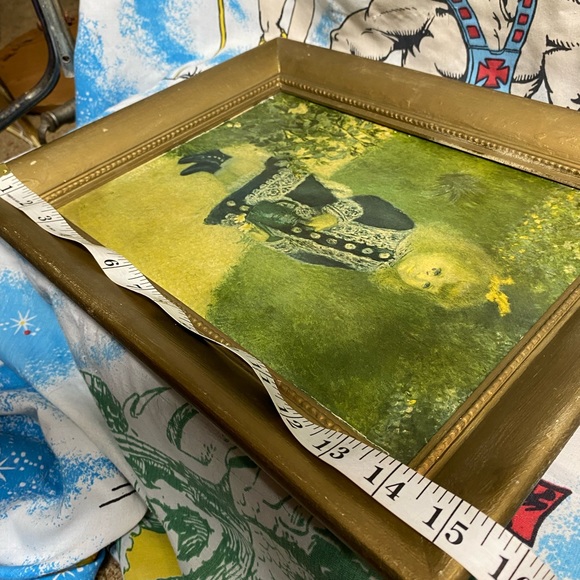 Vintage A Girl with a Watering Can Reproduction Framed Art by Renoir - Picture 7 of 9